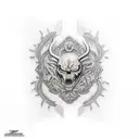 pastor aleman tattoo design idea