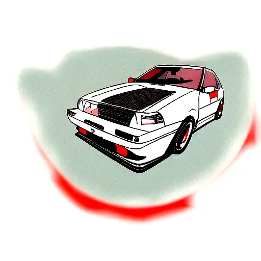 Toyota AE86  tattoo design idea