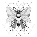 Honey Bee tattoo design idea