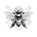 Honey Bee tattoo design idea