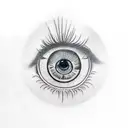 Evil Eye tattoo design idea