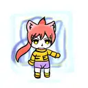 catboy anime  tattoo design idea