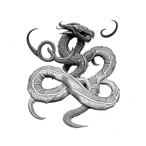 hydra tattoo design idea