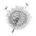 Dandelion tattoo design idea