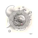 treasure planet tattoo design idea