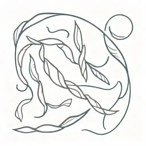 trofie pasta tattoo design idea