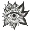 ojo tattoo design idea