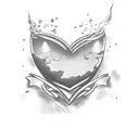 love potion tattoo design idea