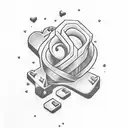 love potion tattoo design idea