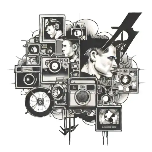 Depeche Mode album covers tattoo design idea