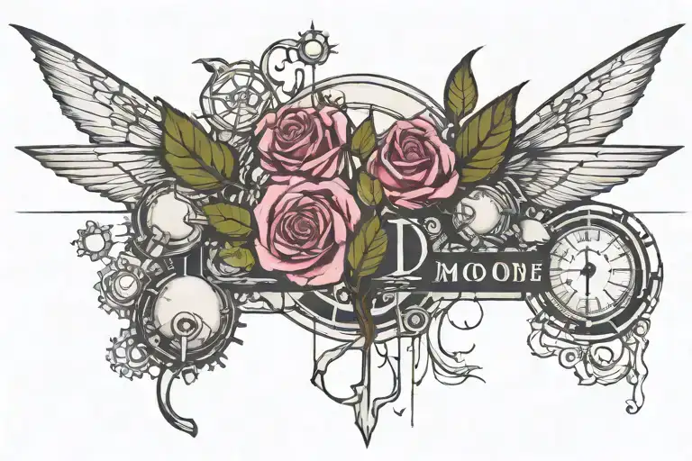 Depeche Mode music for the masses Album tattoo design idea