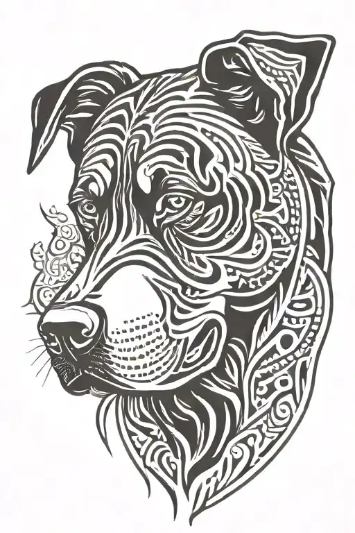rottweiller dog tattoo tattoo design idea