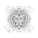 empty honey comb patches  tattoo design idea