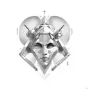 gemini tattoo design idea