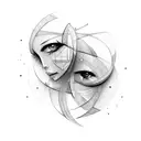 gemini tattoo design idea