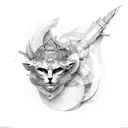 gemini tattoo design idea