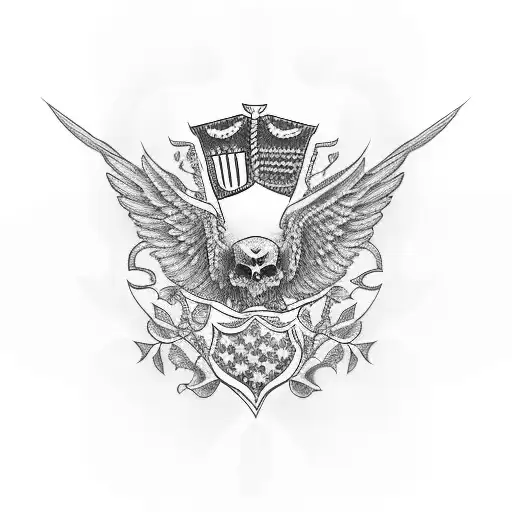 memorial tattoo for a 101st airborn veteran tattoo design idea