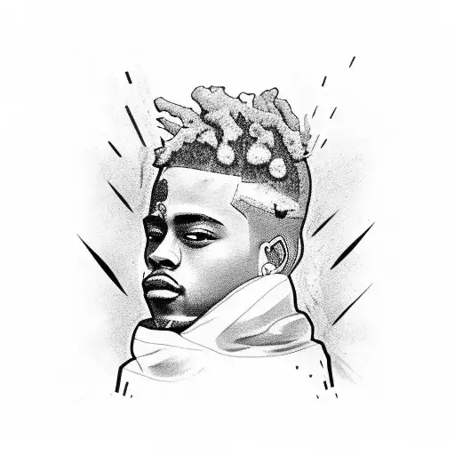 xxxtentacion tattoo design idea