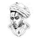 xxxtentacion tattoo design idea