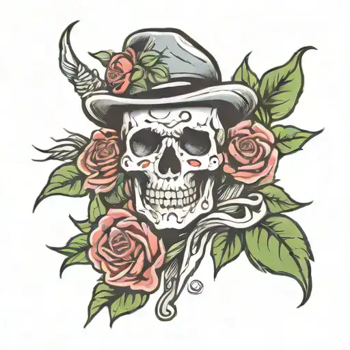 killed by death tattoo design idea