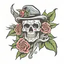killed by death tattoo design idea