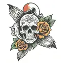 killed by death tattoo design idea