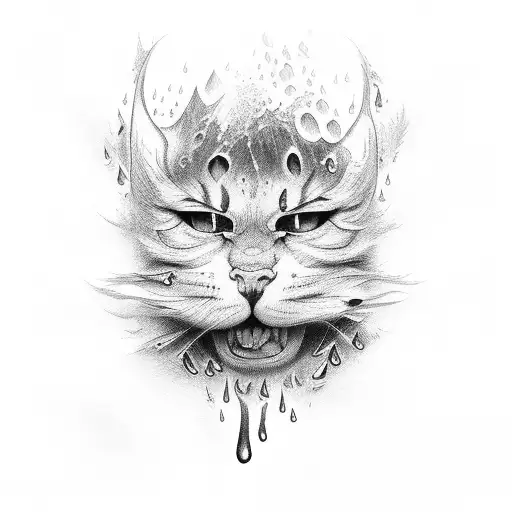 rain  tattoo design idea