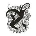 Arabic calligraphy tattoo design idea