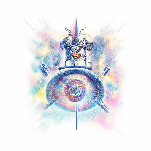 fate is god creation tattoo design idea