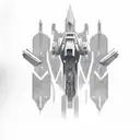 Mass effect Normandy  tattoo design idea