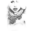 Amy Winehouse tattoo design idea