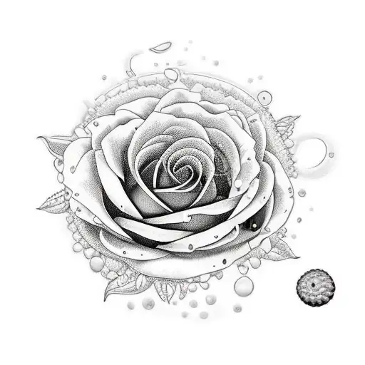 rosas dos ventos dentro de uma bússola com uma ampulheta com mar e cactos tattoo design idea