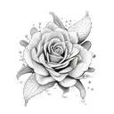 mar e cactos tattoo design idea