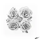 mar e cactos tattoo design idea