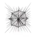 Spider Web tattoo design idea