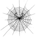 Spider Web tattoo design idea