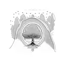 tree sleeve with a bike, elder brother in mandarin, and a design of a Zia and some mountains built into the lower arm tattoo design idea