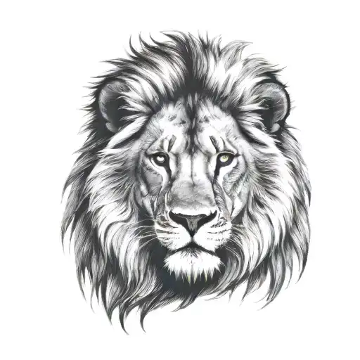 Lion tattoo design idea