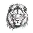 Lion tattoo design idea