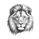 Lion tattoo design idea