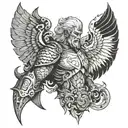 guts and griffith tattoo design idea