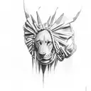 rasta tattoo design idea