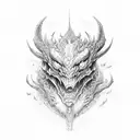 Kaiju Ronin  tattoo design idea