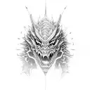 Kaiju Ronin  tattoo design idea