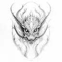 Kaiju Ronin  tattoo design idea