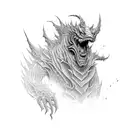 Kaiju Ronin  tattoo design idea