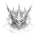 Kaiju Ronin  tattoo design idea