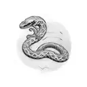3 headed serpent  tattoo design idea