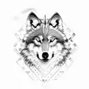 Wolf dacians tattoo design idea