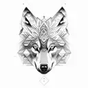 Wolf dacians tattoo design idea